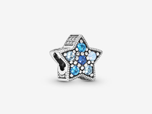 Bright Blue Starry Charm