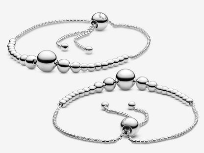 Skin-Hugging Bead String Bracelet