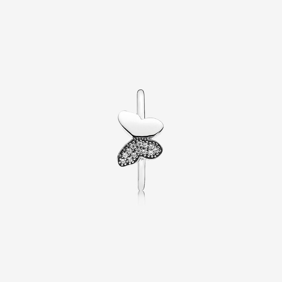 Butterfly Waltz Silver Ring