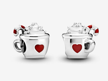 Cocoa and Candy Cane Charm