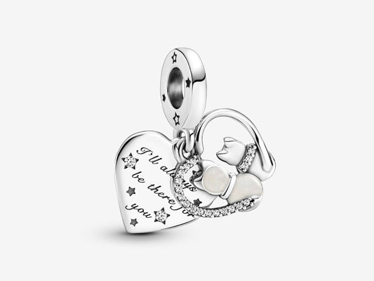 Cats & Hearts Dangle Charm