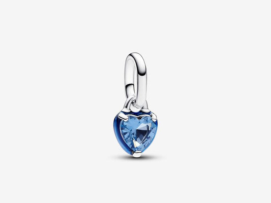 Blue Chakra Heart Mini Dangle Charm