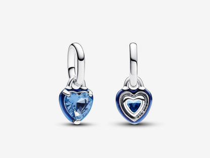 Blue Chakra Heart Mini Dangle Charm