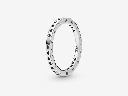 Logo and Love Details Ring