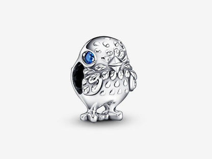 Blue Glass Chick Charm