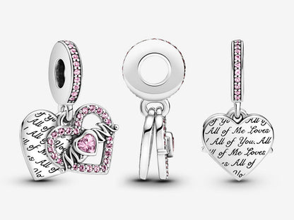 Heart & Mom Dangle Charm