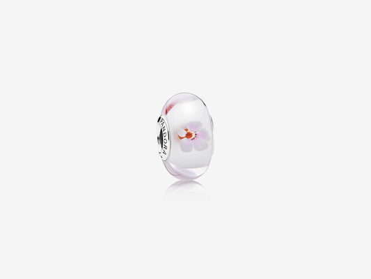 Cherry Blossom Glass Charm