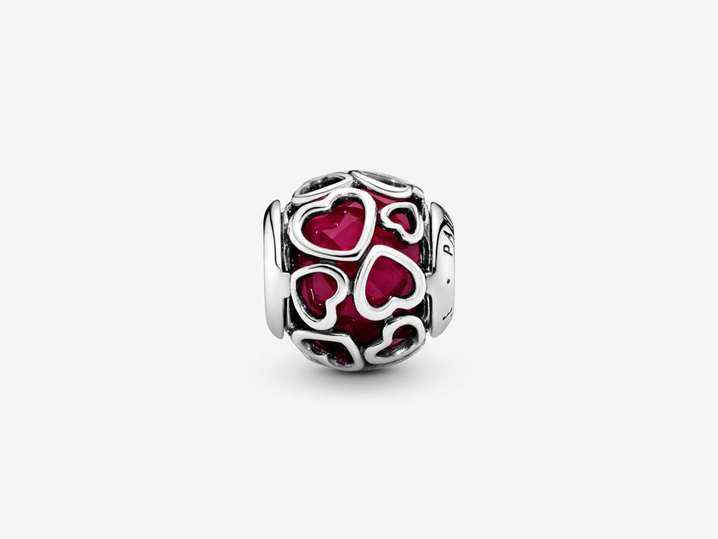 Cherry Blossom Heart Charm
