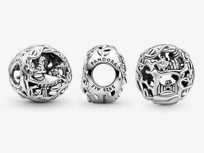 Cheshire Cat & Caterpillar Charm