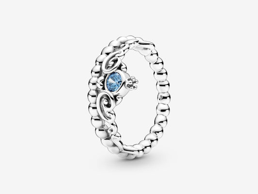 Cinderella's Blue Crown Ring
