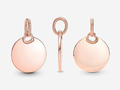 Engravable Round Tag Pendant