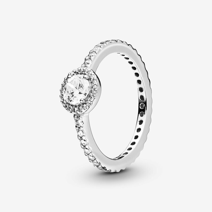 Classic Radiant Halo Ring