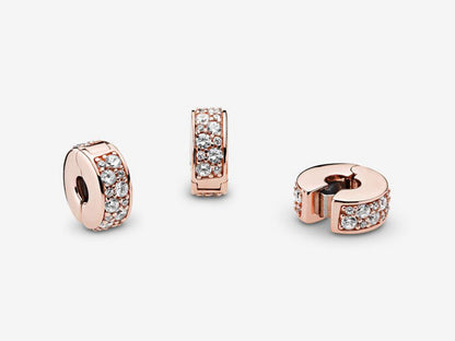 Clear Pavé Clip Charm