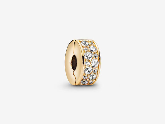 Clear Pavé Clip Charm