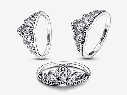 Regal Beaded Tiara Ring