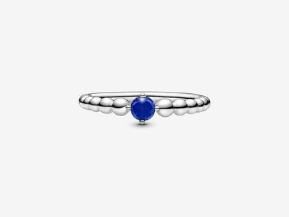 Crystal Clear Night Ring