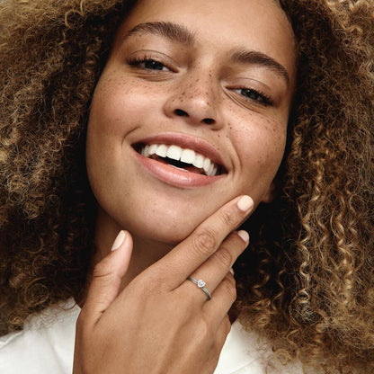 Crystal Love Bead Ring