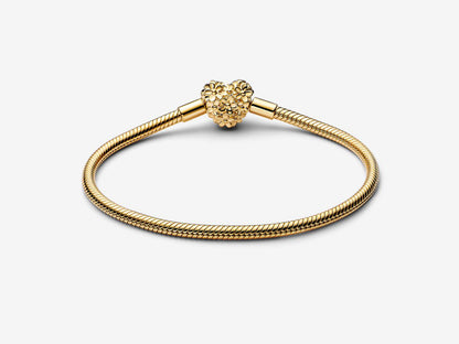 Daisy Heart Charm Bracelet