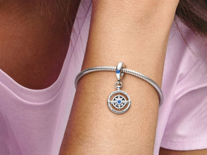 Spinning Compass Dangle Charm