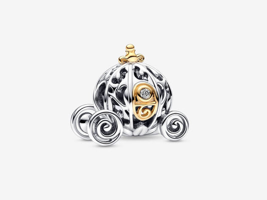 Disney 100th Anniversary Cinderella's Enchanted Carriage Lab-grown Diamond Charm