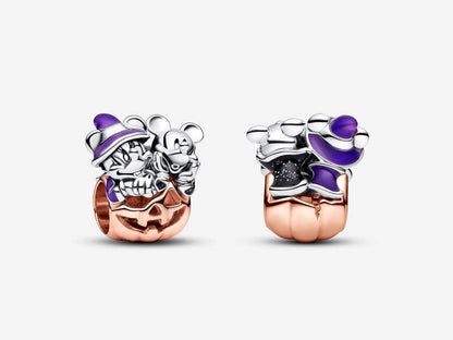 Disney Mickey Mouse & Minnie Mouse Halloween Pumpkin Charm
