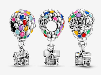 Disney Pixar Up House & Balloons Charm