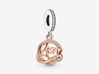 Two-tone Mom Dangle Charm
