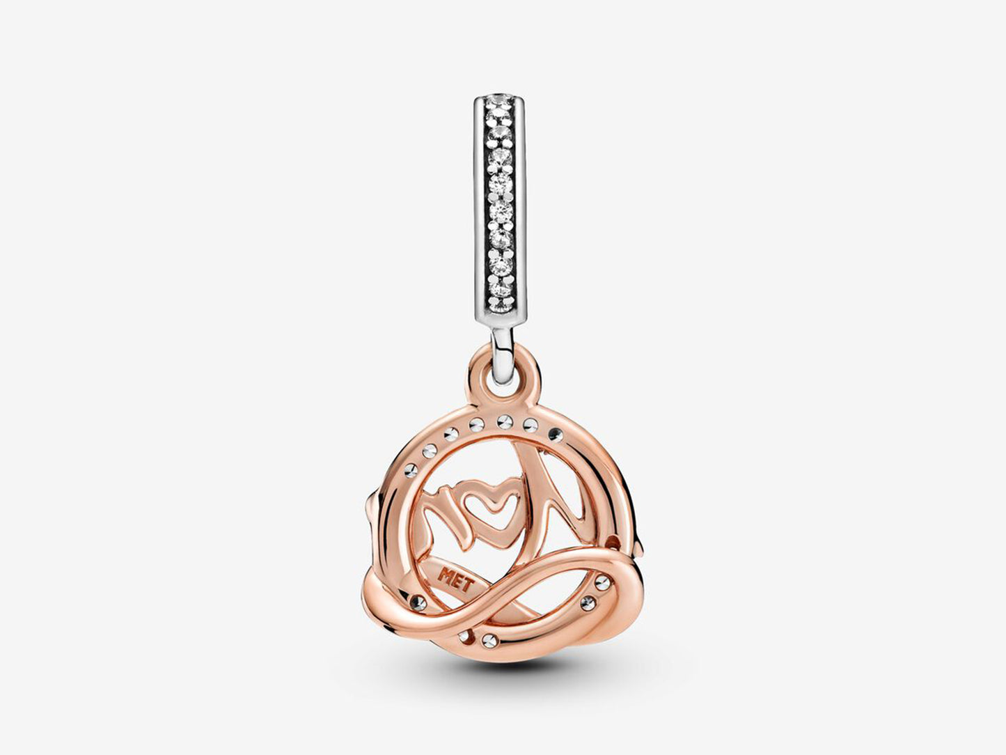 Two-tone Mom Dangle Charm