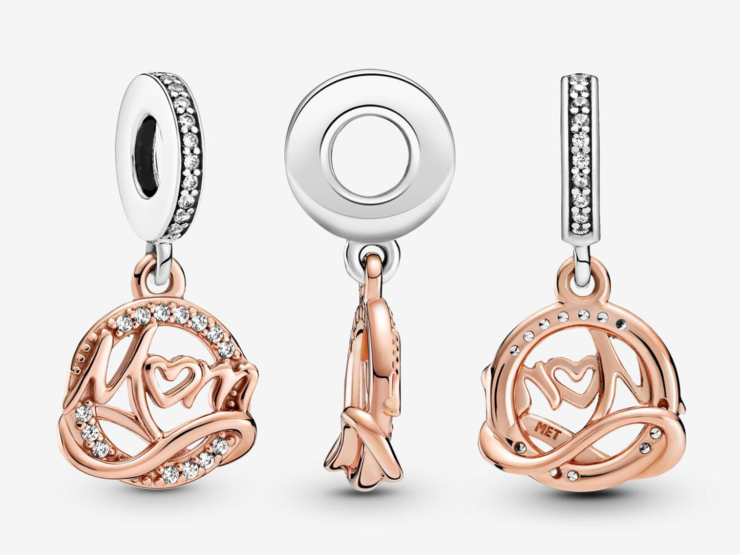 Two-tone Mom Dangle Charm