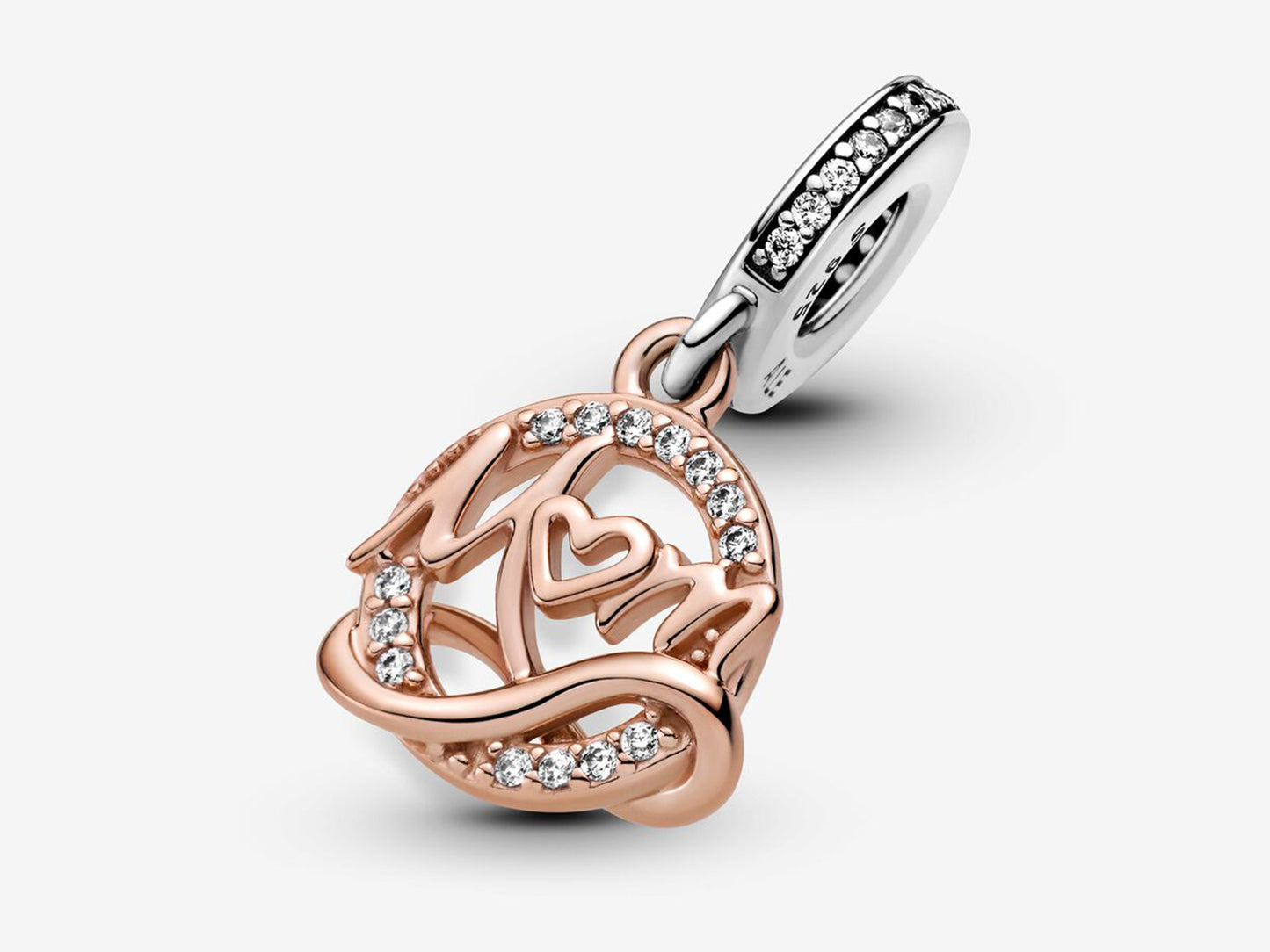 Two-tone Mom Dangle Charm