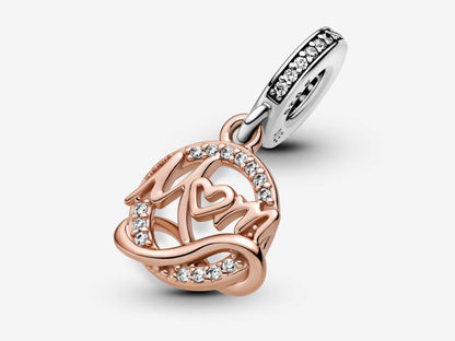 Two-tone Mom Dangle Charm