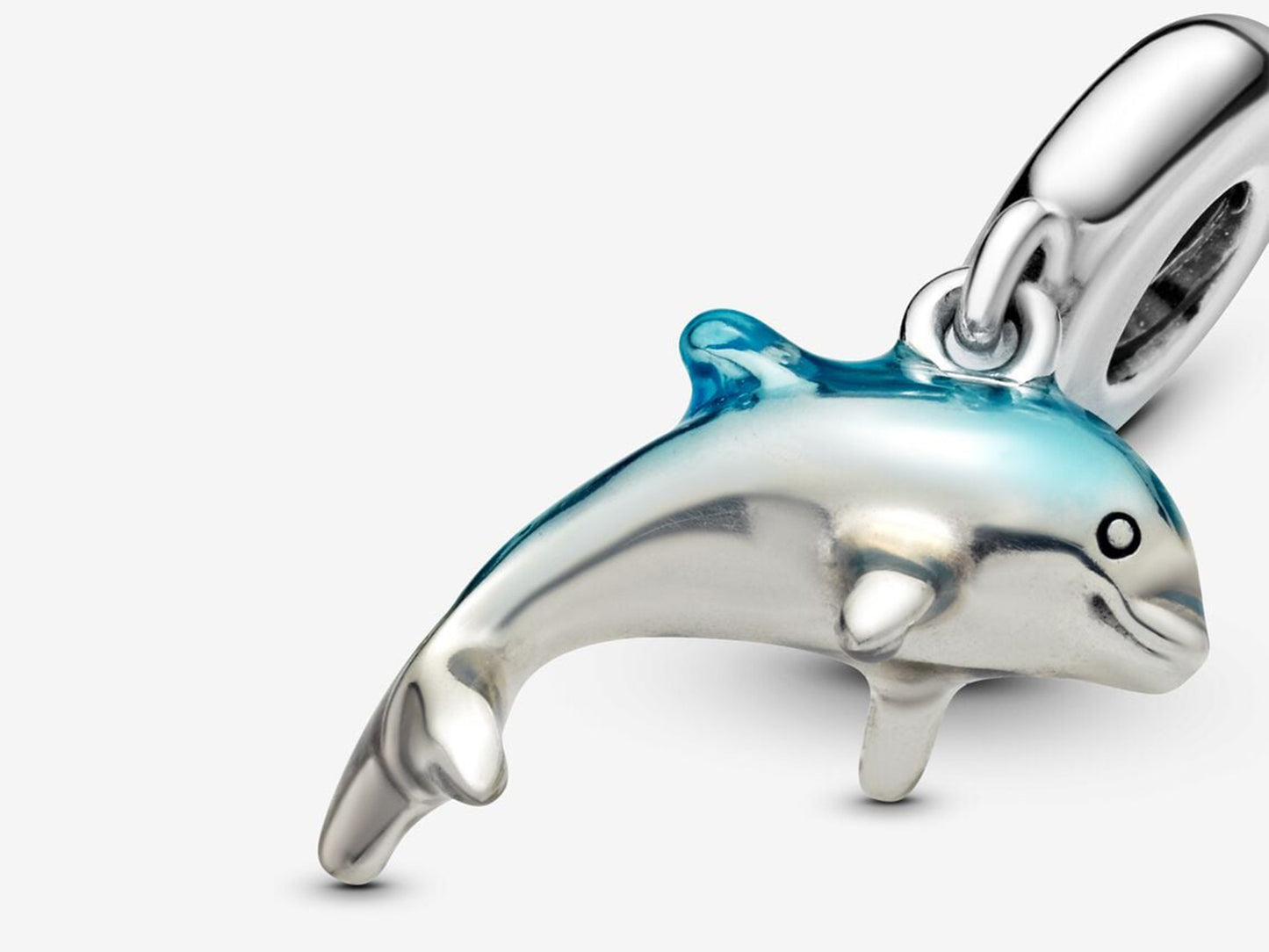 Shimmering Dolphin Dangle Charm