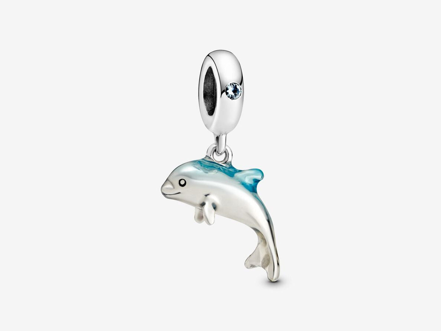 Shimmering Dolphin Dangle Charm