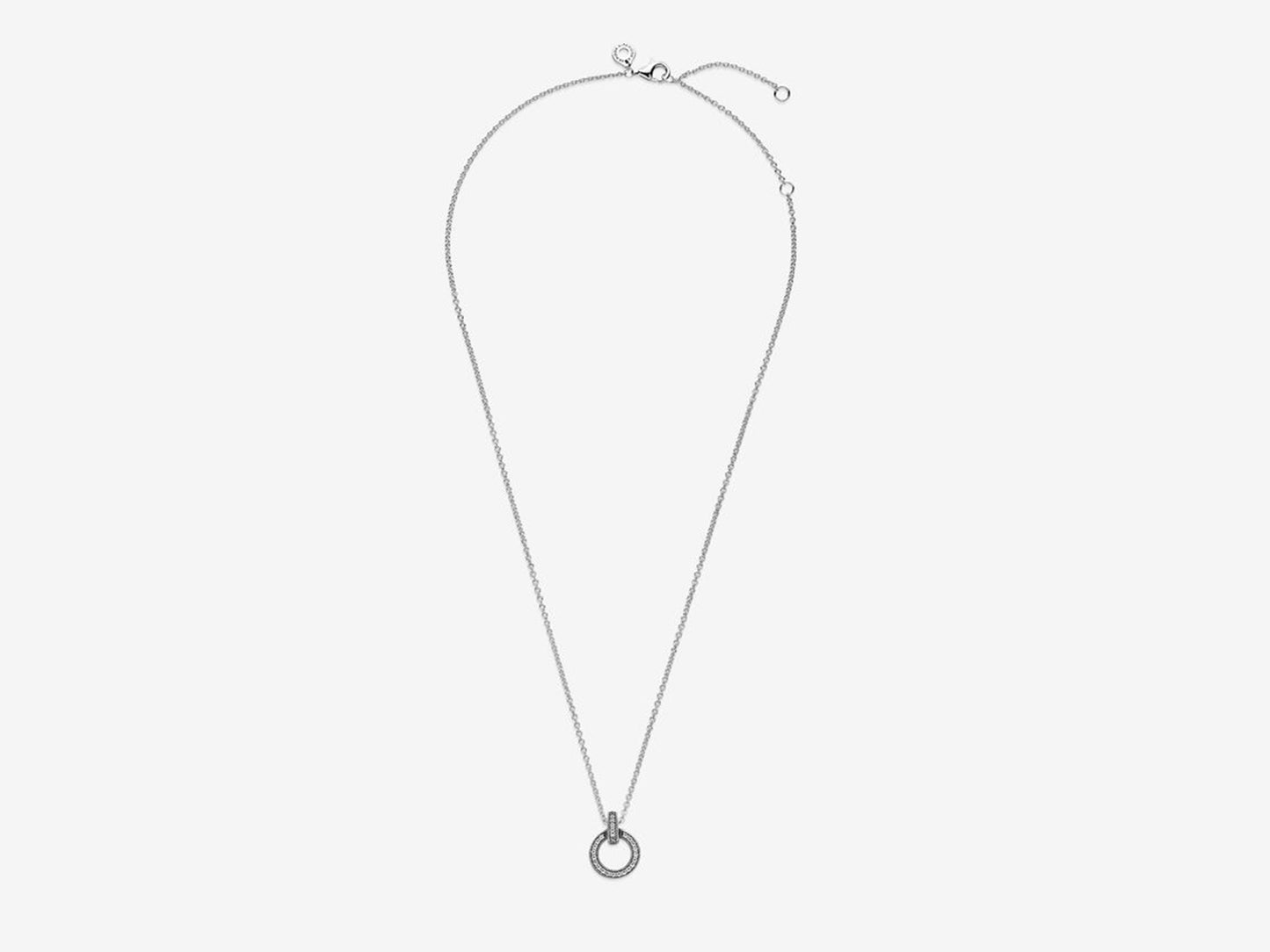 Double Circle Pendant & Necklace