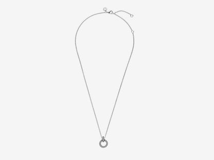 Double Circle Pendant & Necklace