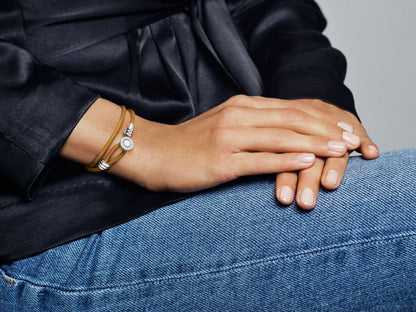 Double Leather Bracelet