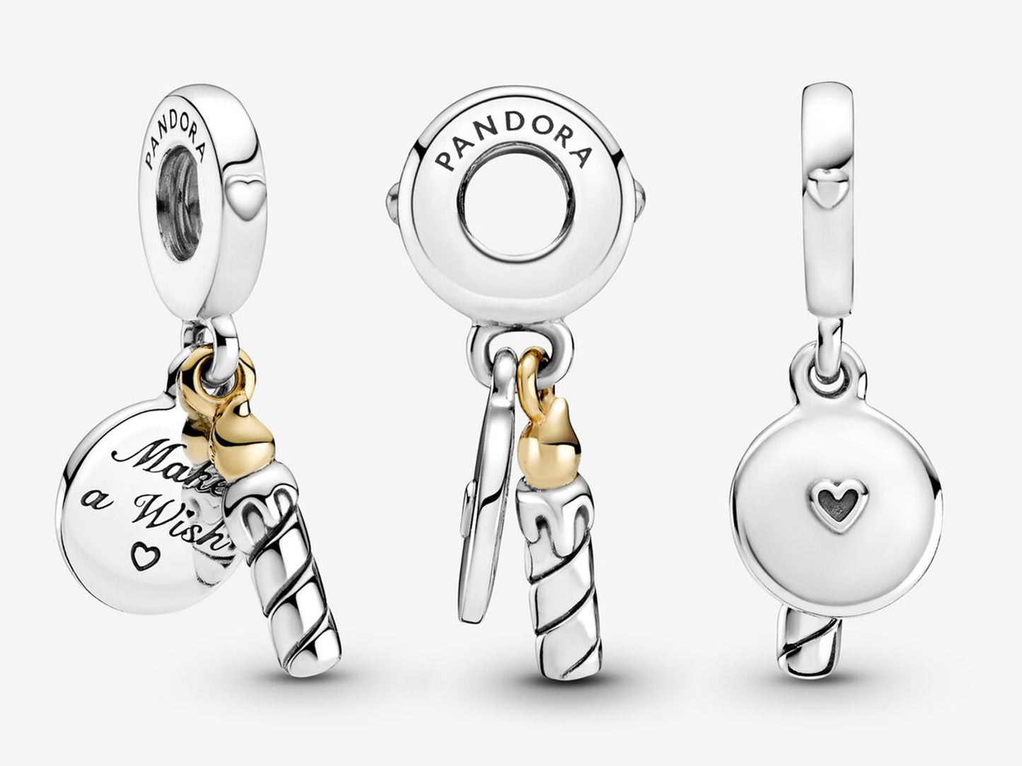 Dual-Tone Birthday Candle Charm