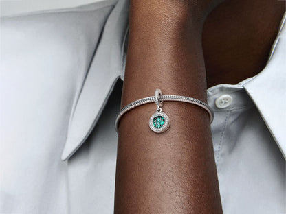 Dual Disc Gem Charm