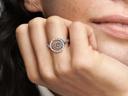 Dual Emblem Elegance Ring