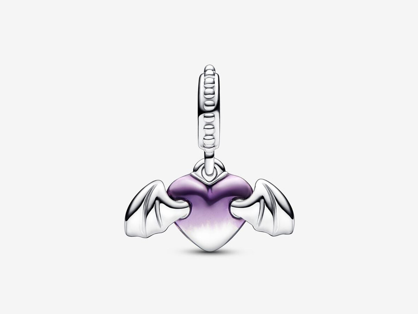 Vampire Winged Heart Dangle Charm