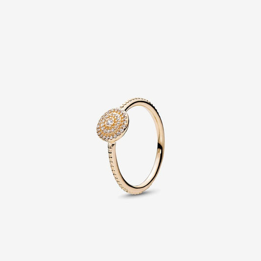 Elegant Sparkle Gold Ring