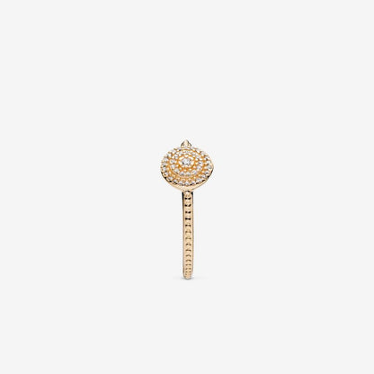 Elegant Sparkle Gold Ring