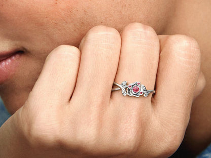 Disney Beauty and the Beast Rose Ring