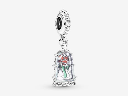 Disney Beauty and the Beast Enchanted Rose Dangle Charm