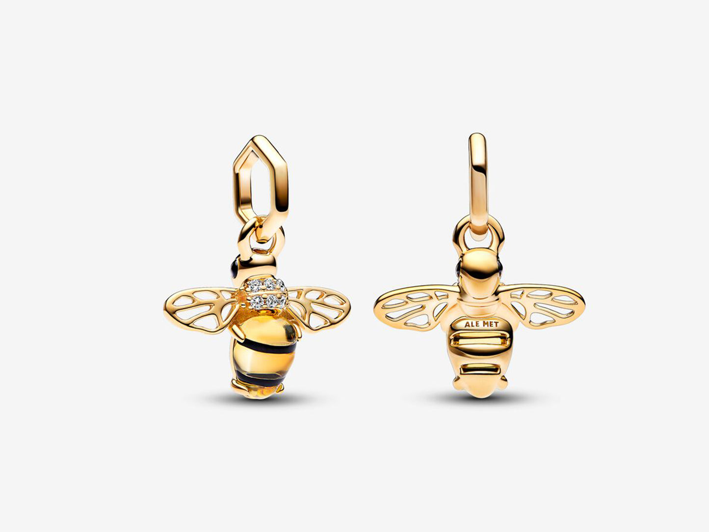 Sparkling Bee Dangle Charm