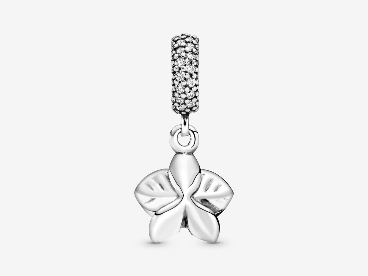 Enchanting Purple Orchid Charm