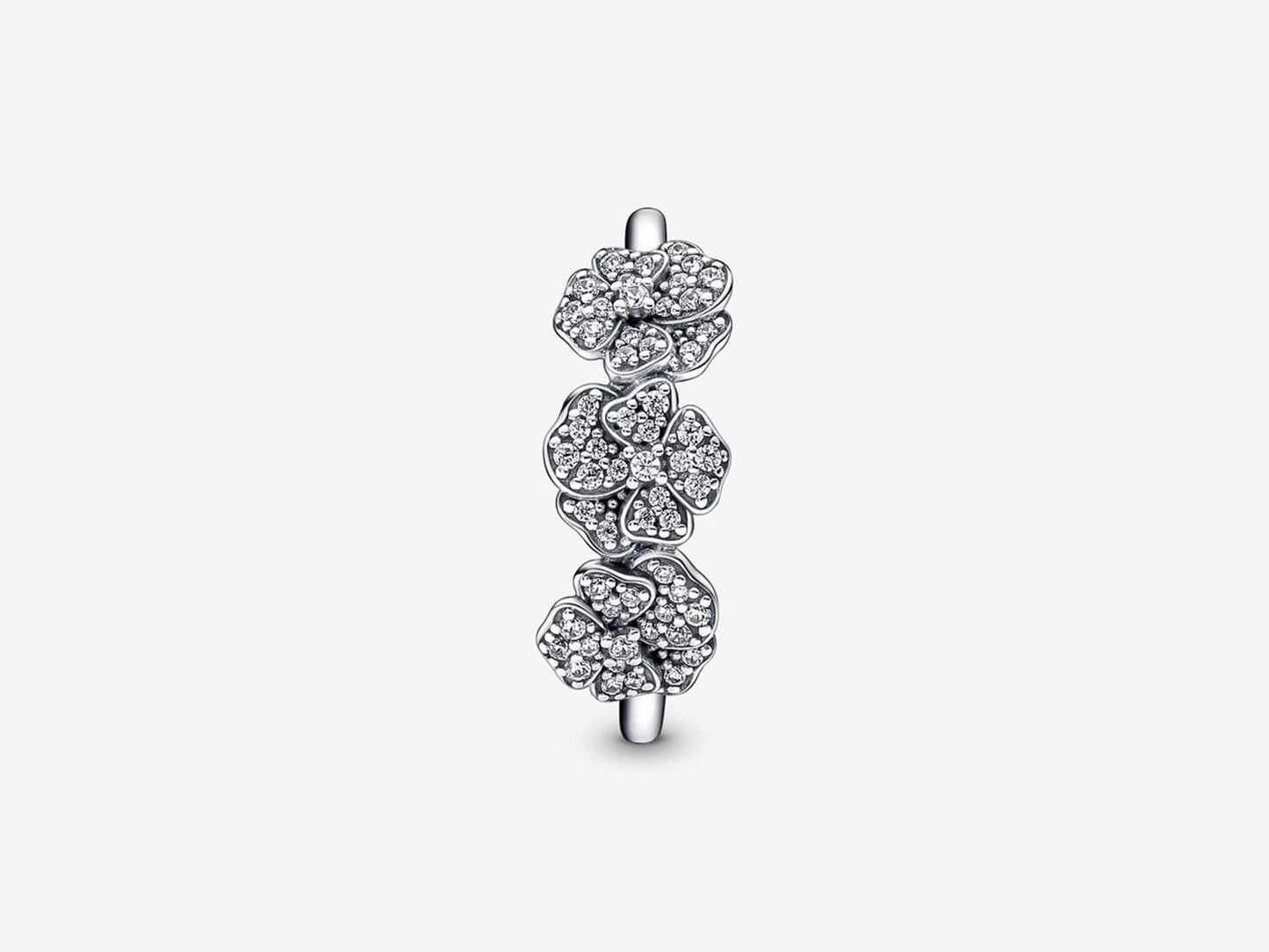 Enchanting Tri-Color Pansy Ring