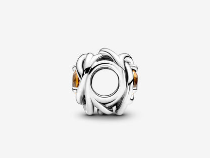 November Honey Eternity Circle Charm