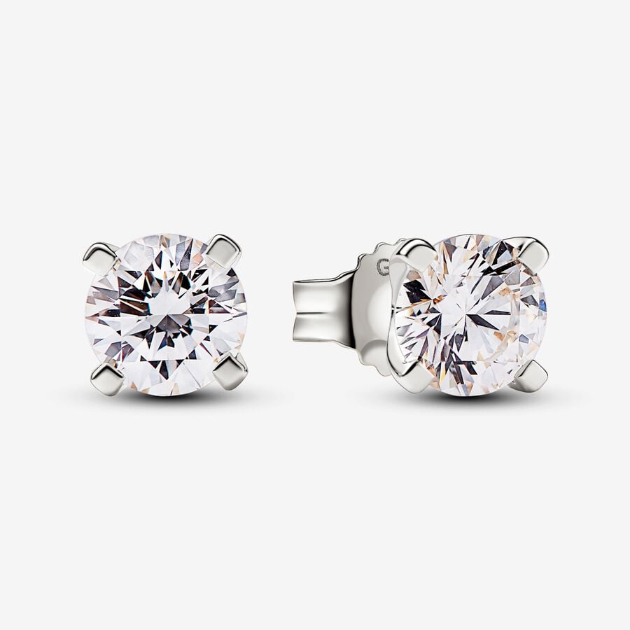 Lab-grown Diamond Stud Earrings 1.00 carat tw 14k White Gold