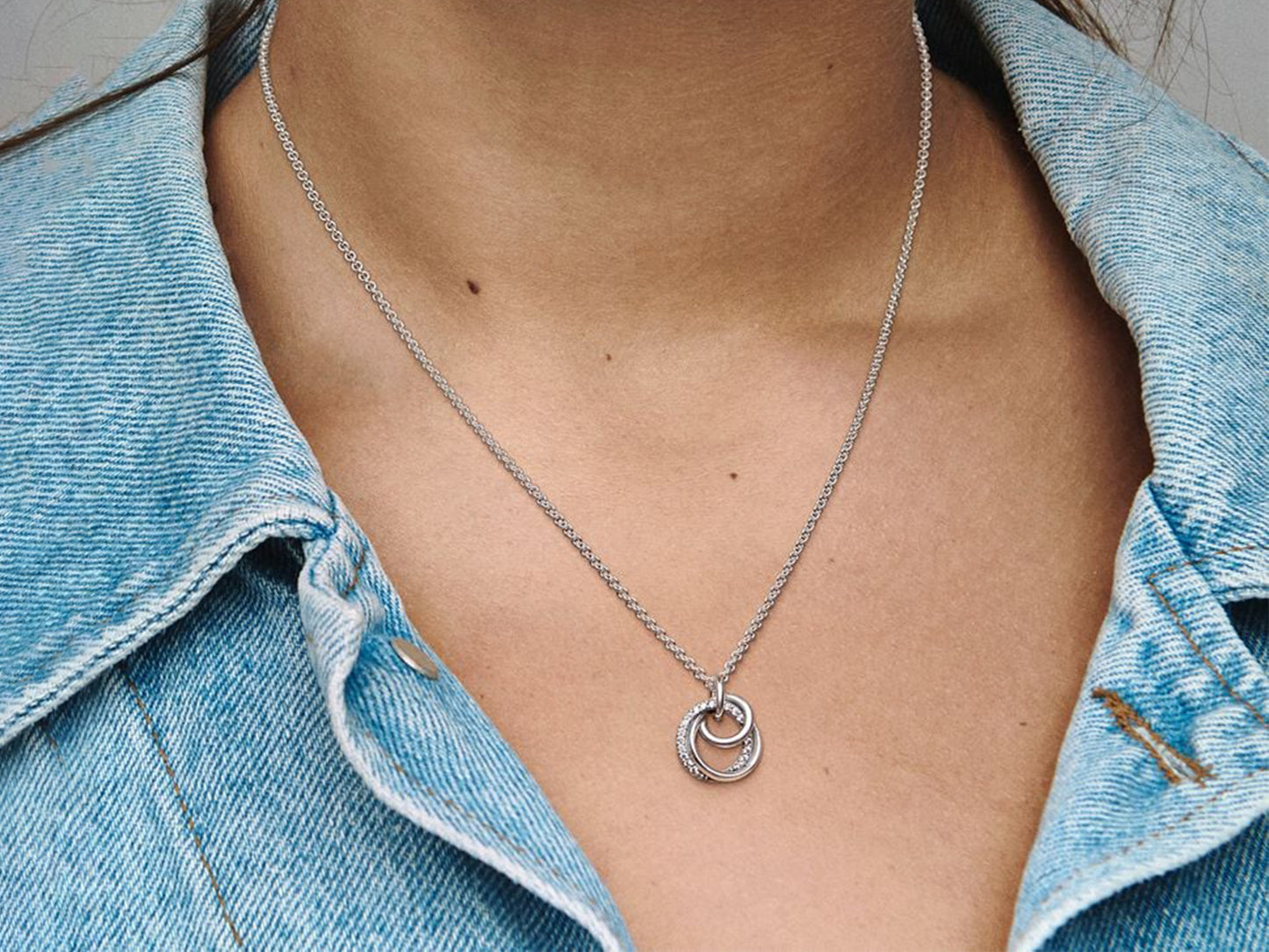 Family Always Encircled Pendant Necklace